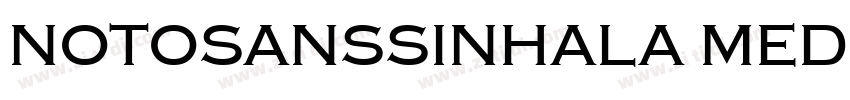 NOTOSANSSINHALA MEDI字体转换